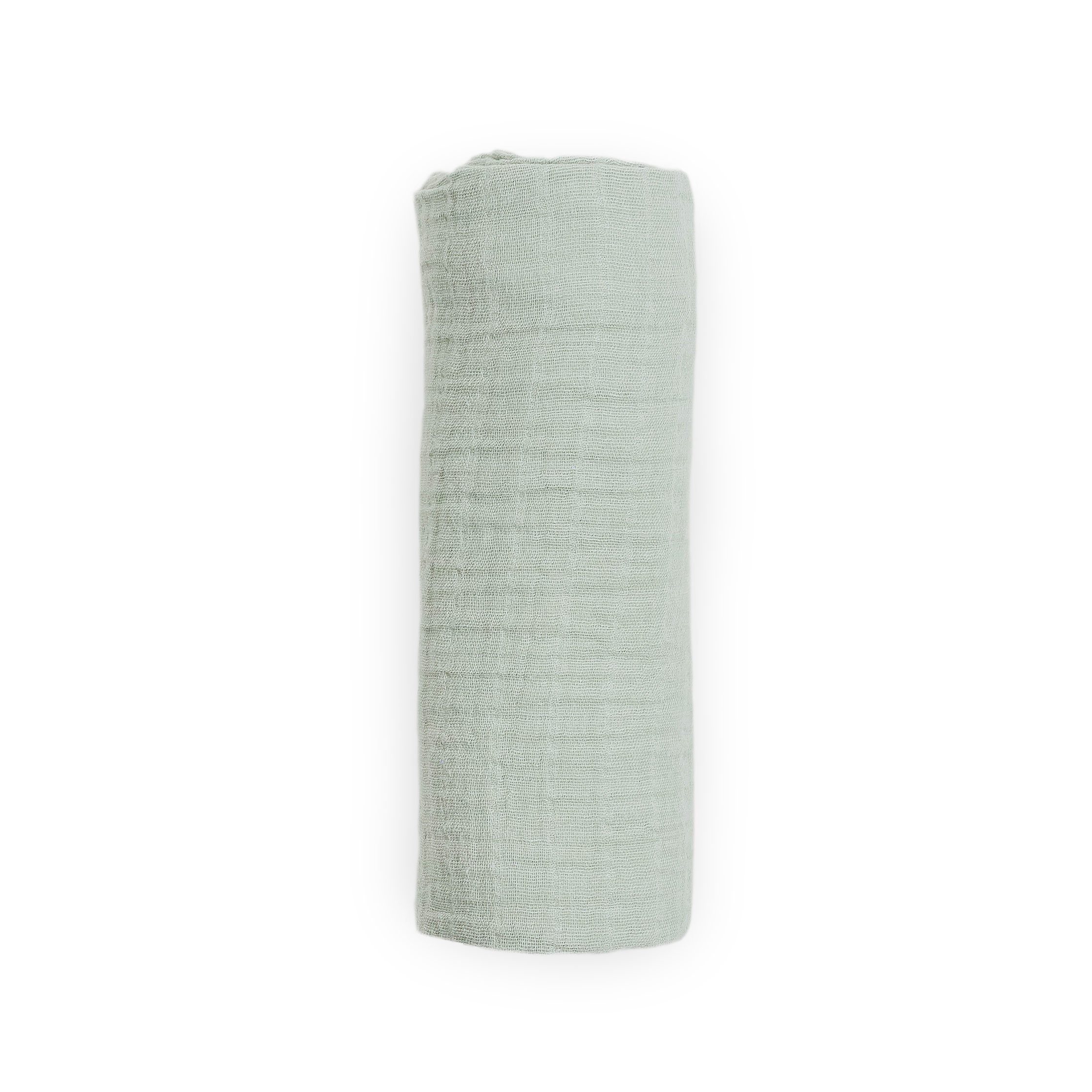 Organic Cotton Muslin Swaddle Blanket - White Sage