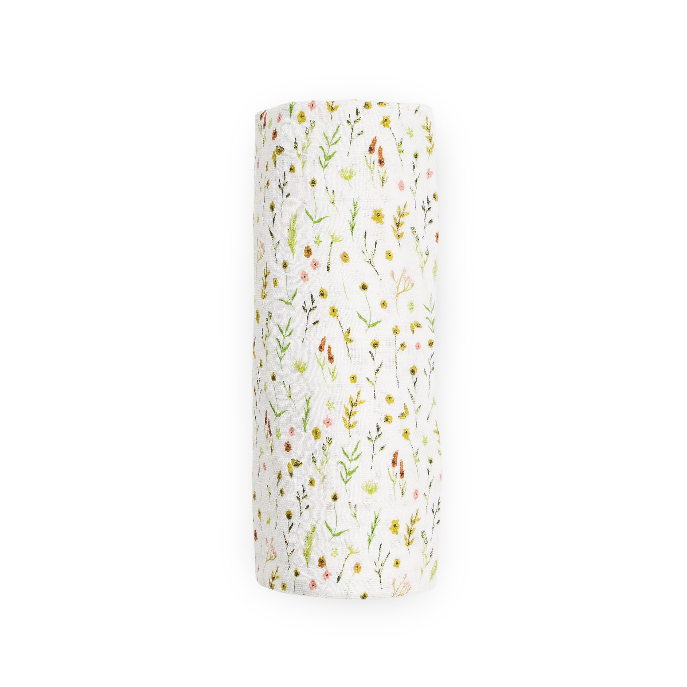 Organic Cotton Muslin Swaddle Blanket - Floral Field