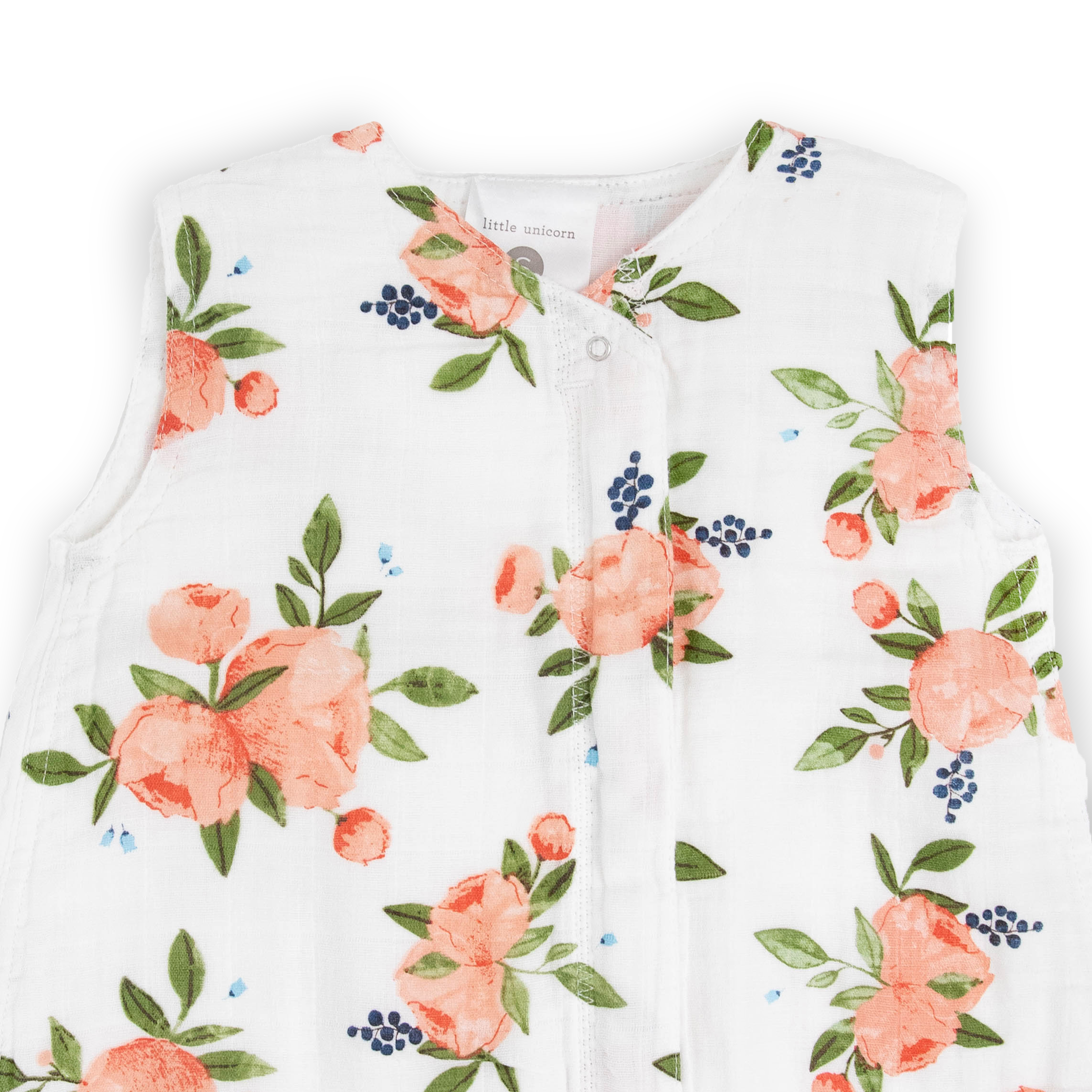 Cotton Muslin Sleep Bag - Watercolor Roses