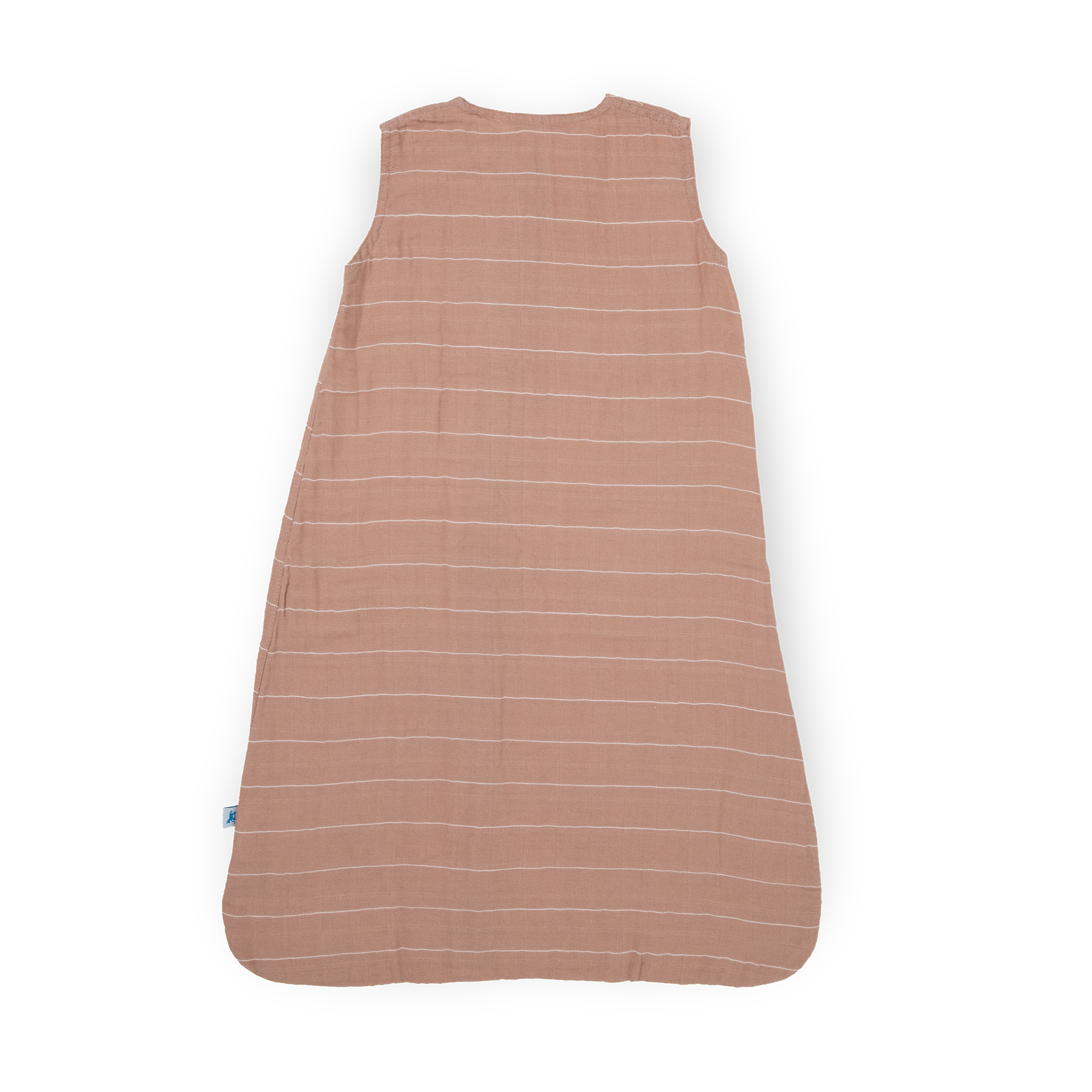 Cotton Muslin Sleep Bag - Mauve Stripe