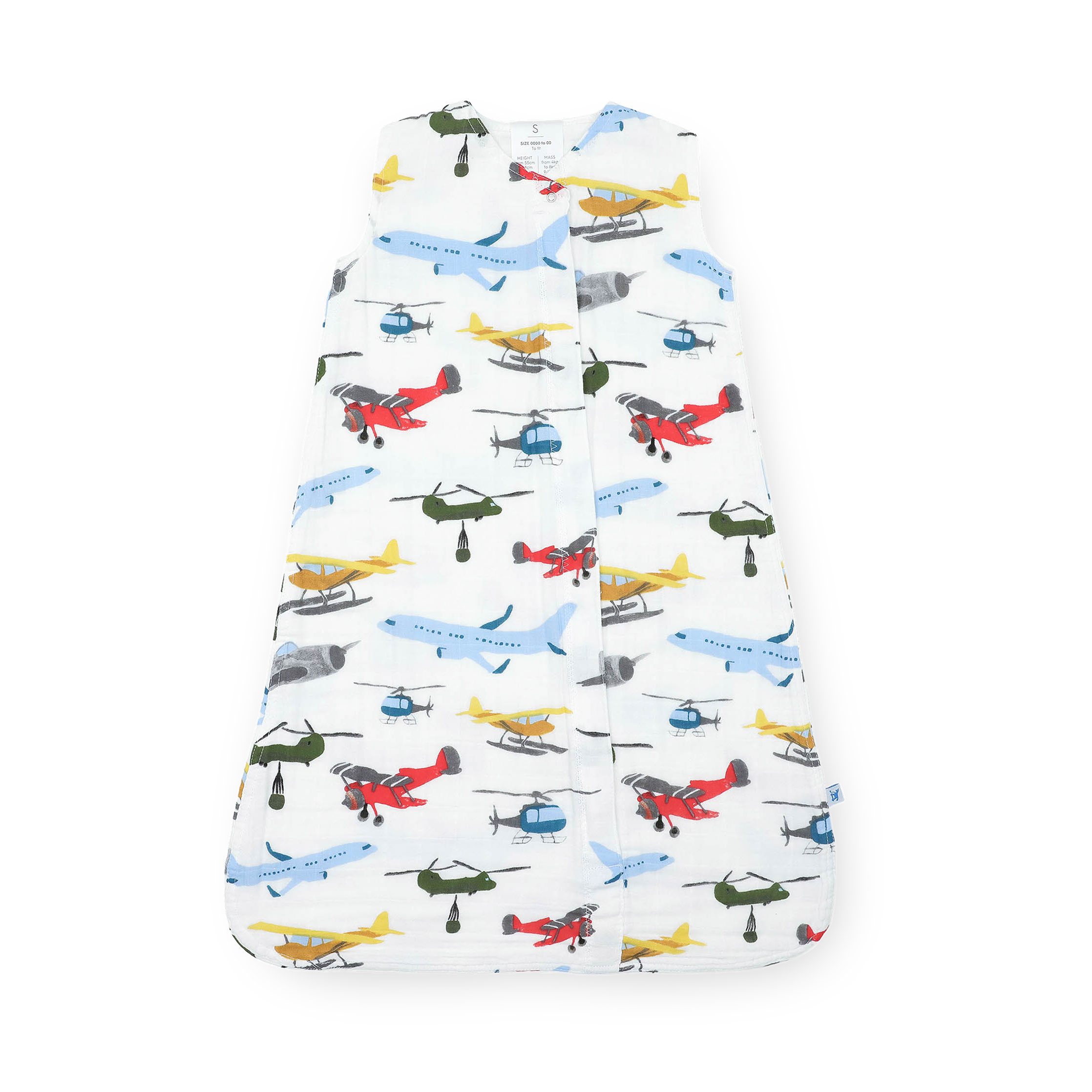 Cotton Muslin Sleep Bag - Air Show