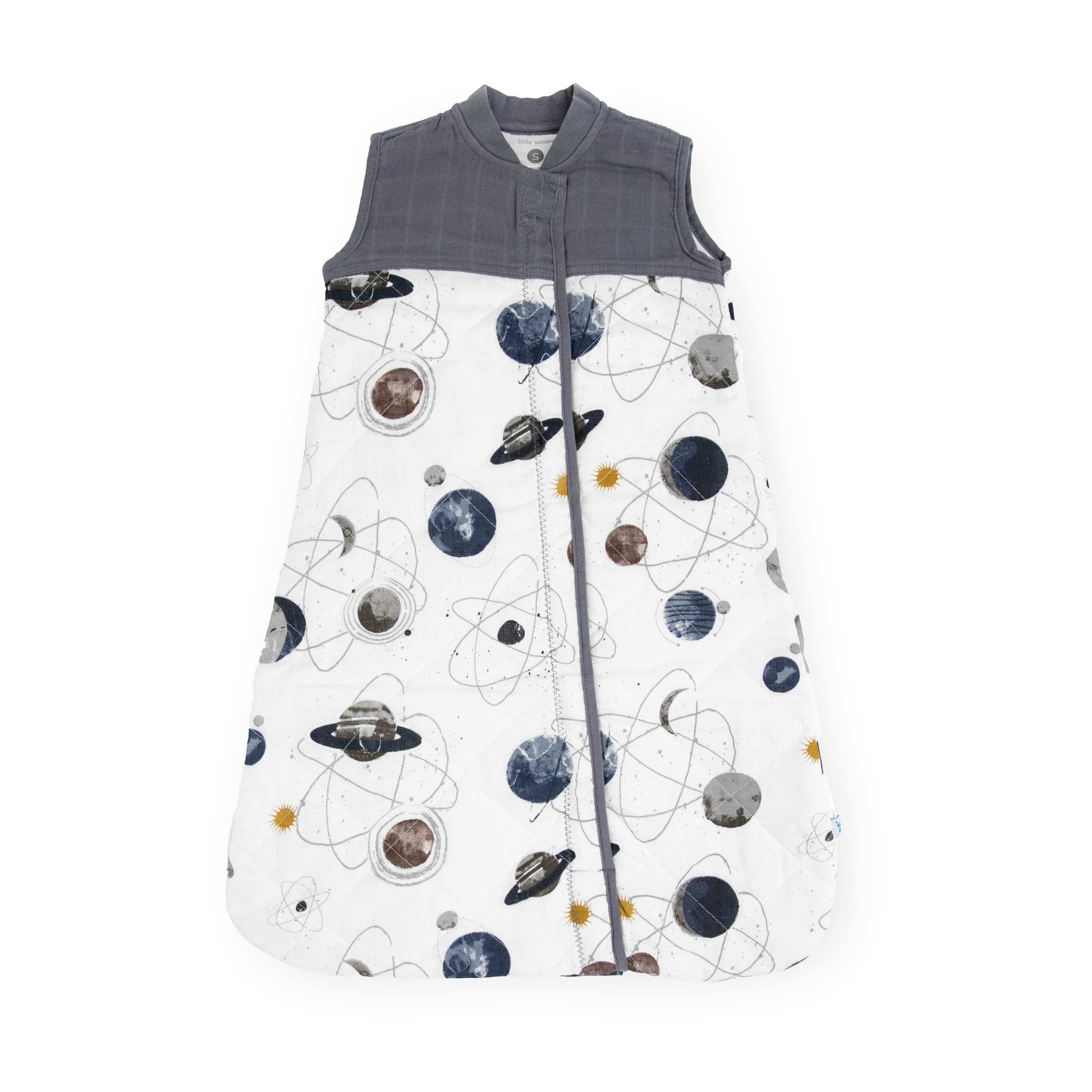 Cotton Muslin Quilted Sleep Bag - Planetary