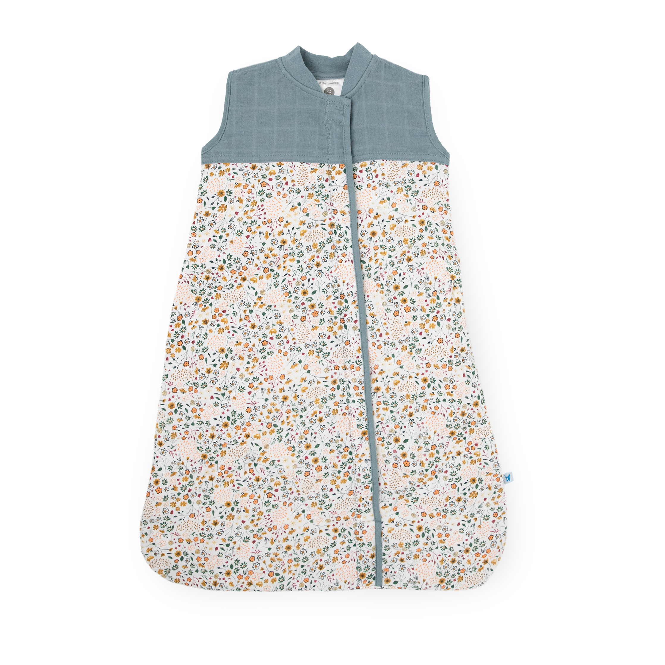 Cotton Muslin Quilted Sleep Bag - Pressed Petals