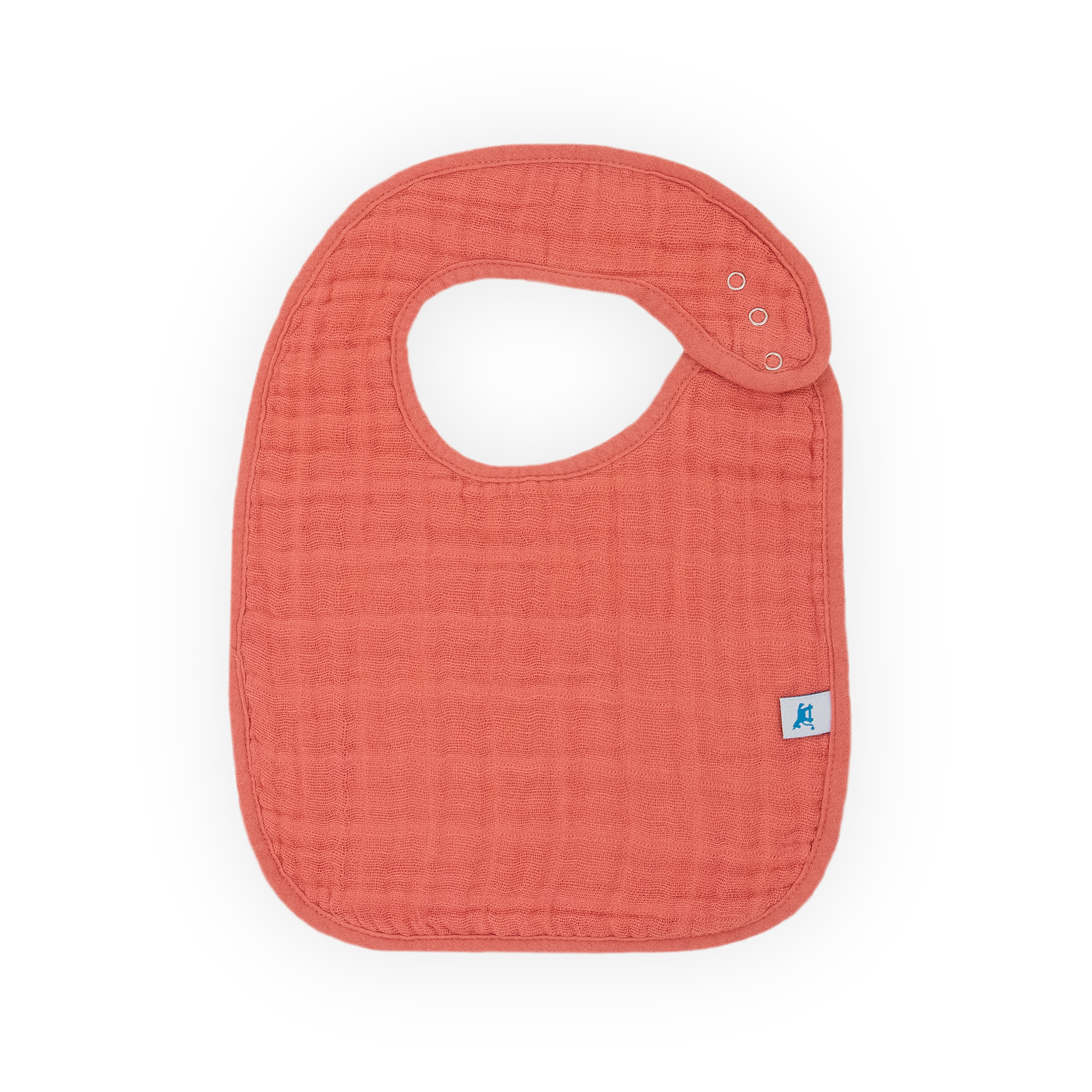 Cotton Muslin Classic Bib 3 Pack - Light Pink