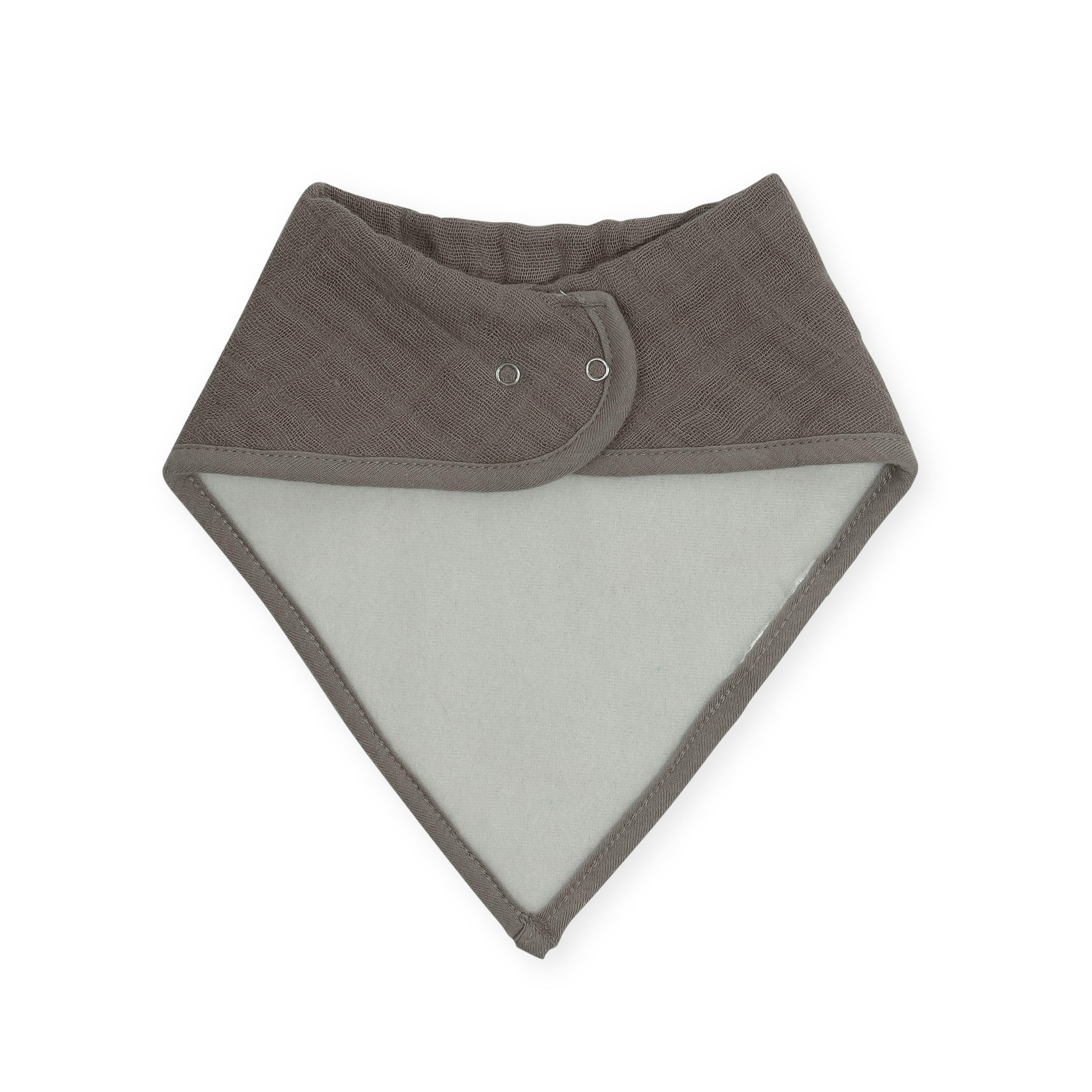 Cotton Muslin + Fleece Bandana Bib 4 Pack - Adobe Checker
