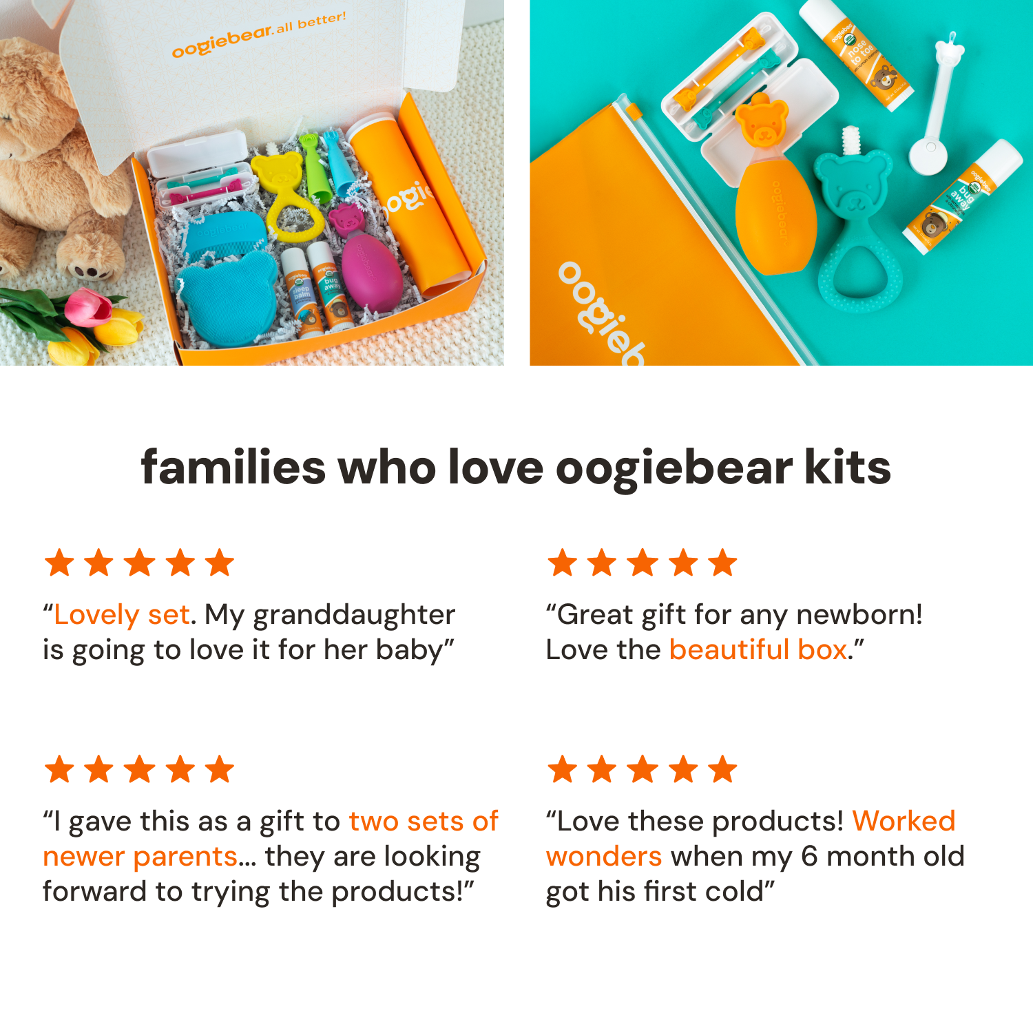 Oogiebear First Year Baby Gift Set