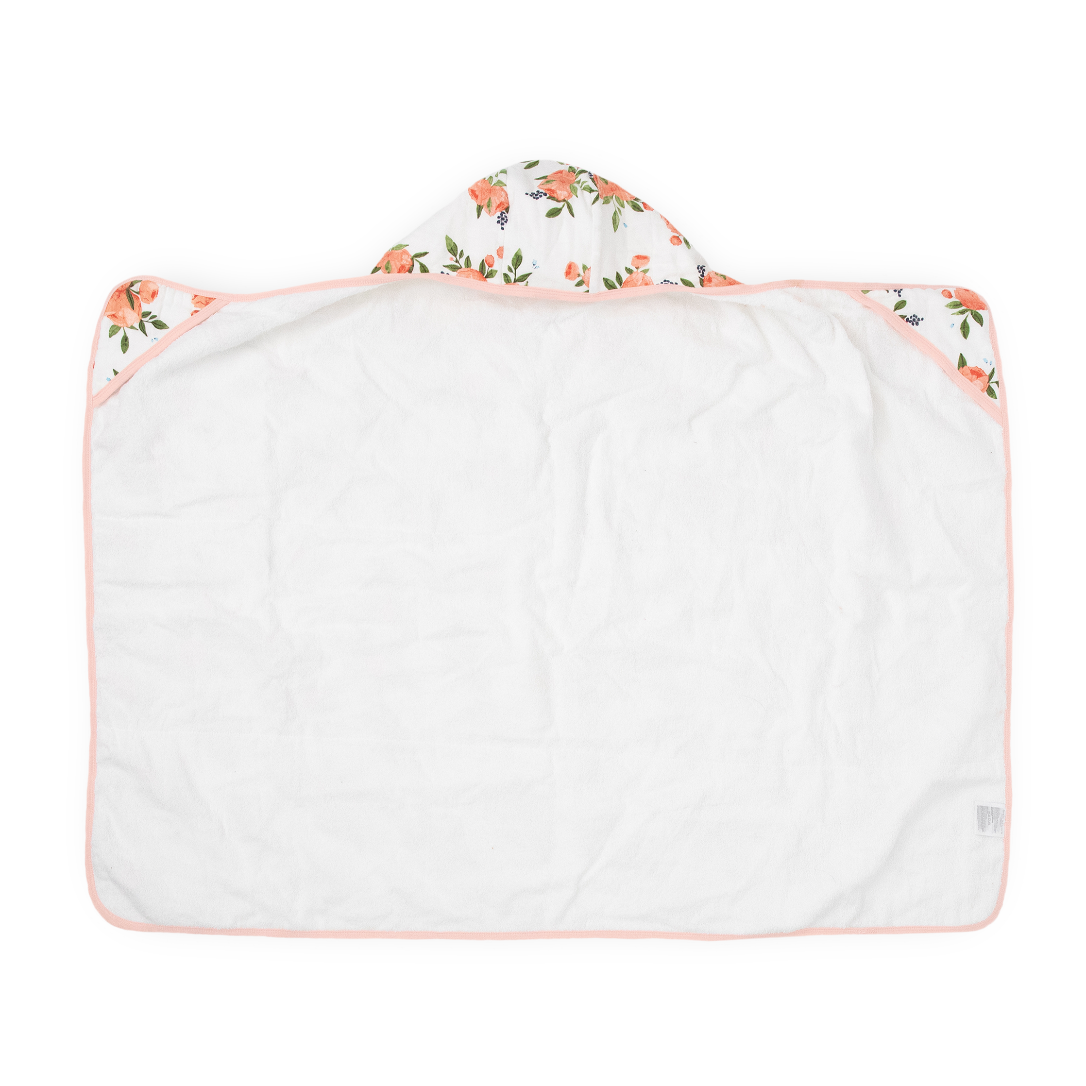 Toddler Hooded Towel - Watercolor Roses