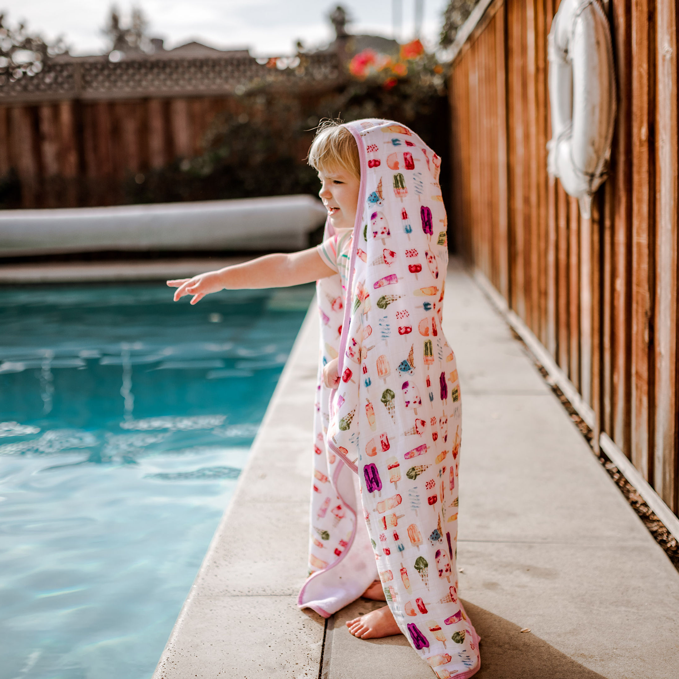 Toddler Hooded Towel - Brain Freeze