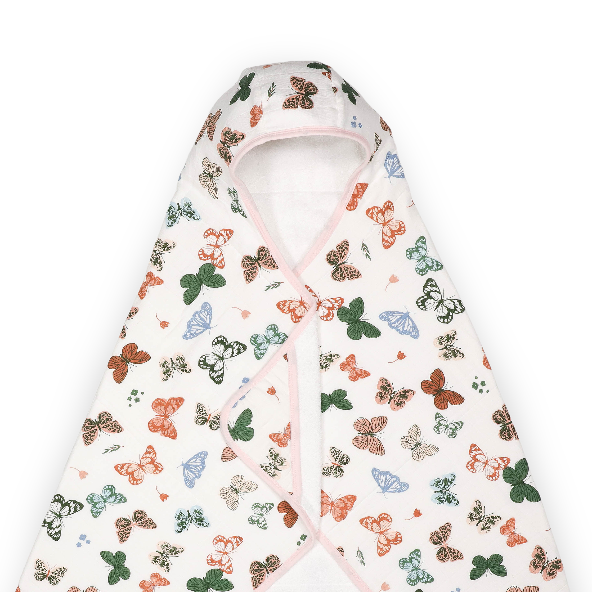 Toddler Hooded Towel - Butterflies