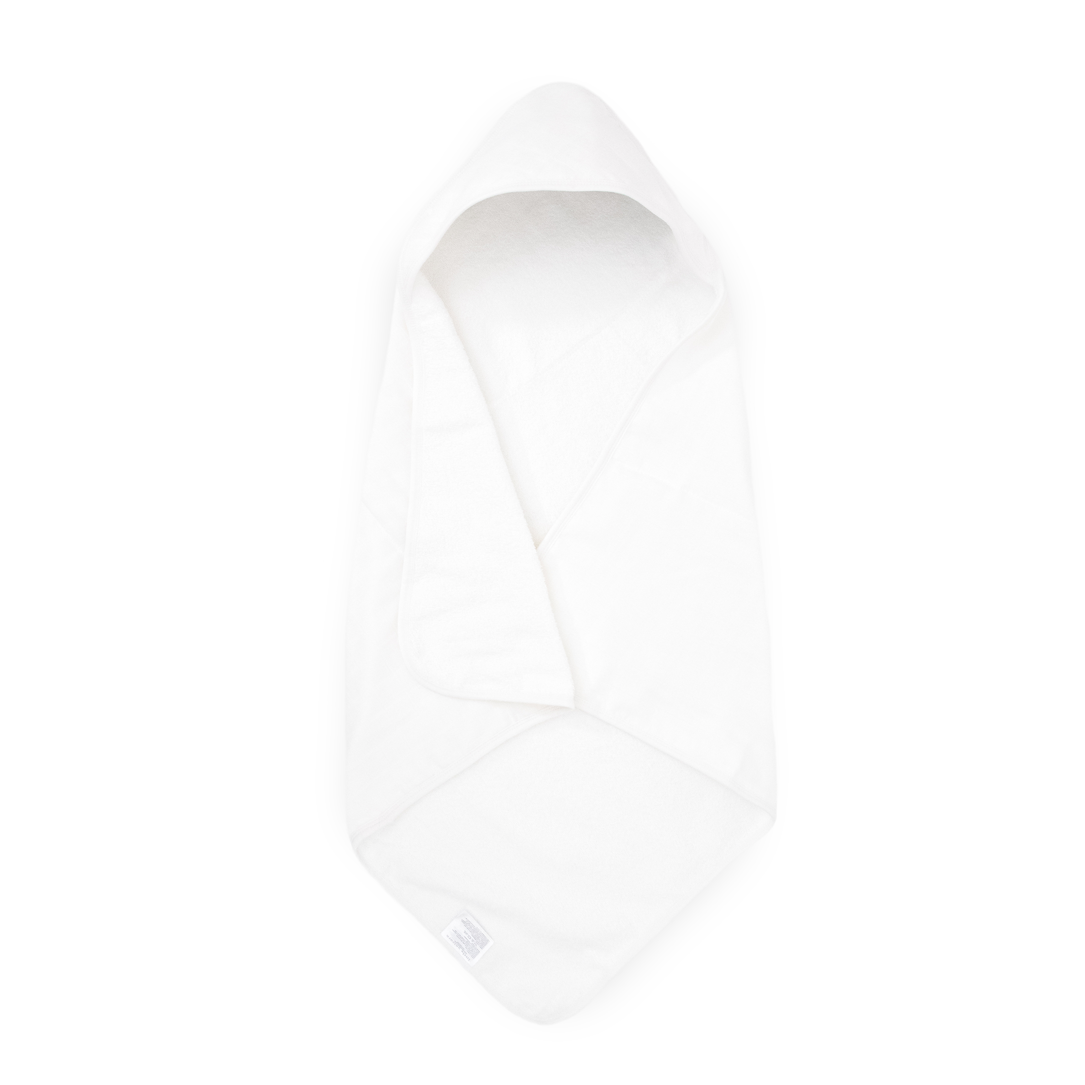 Infant Hooded Towel - White