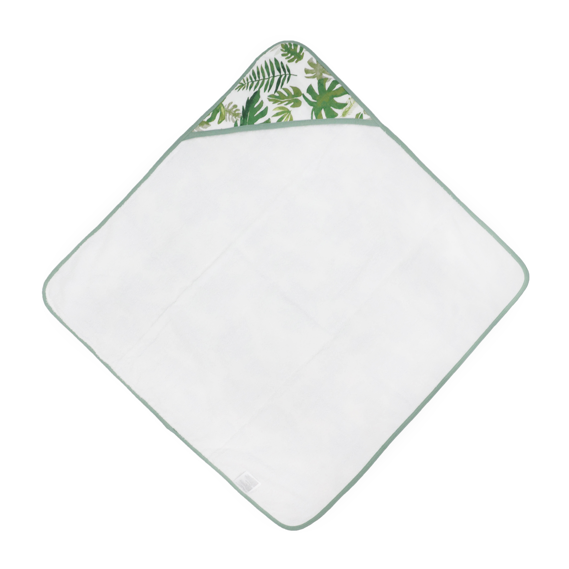 Infant Hooded Towel - Tropical Leaf