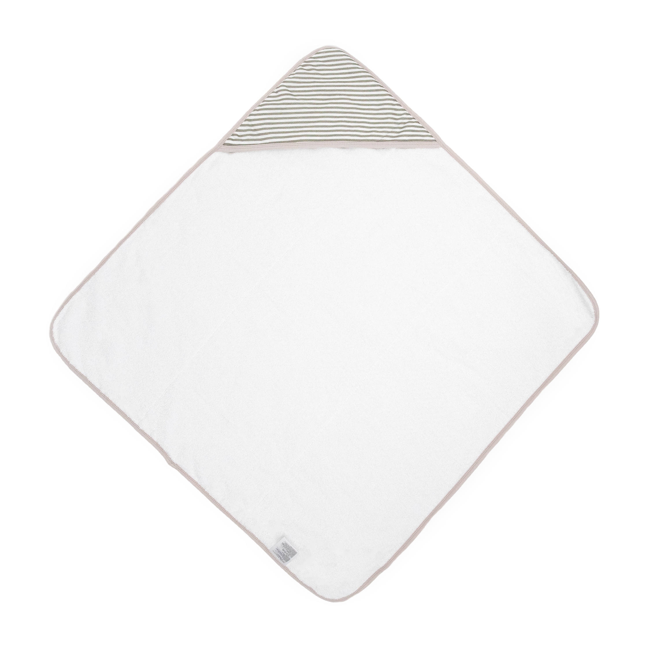 Infant Hooded Towel - Grey Stripe