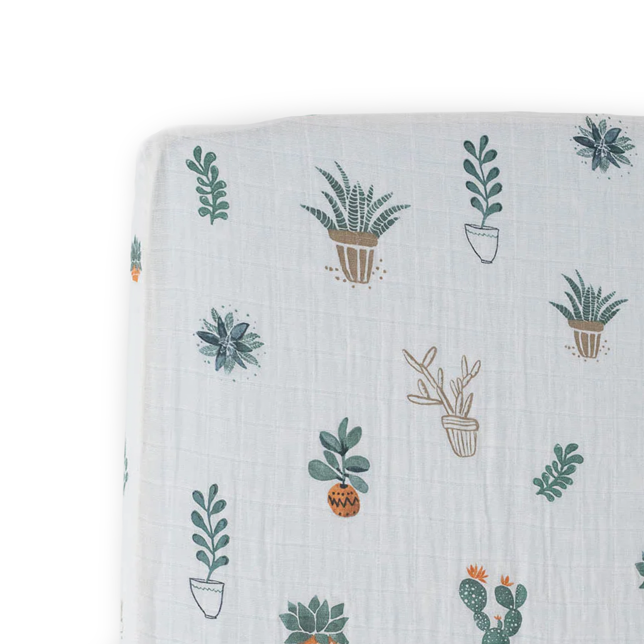 Cotton Muslin Crib Sheet - Prickle Pots