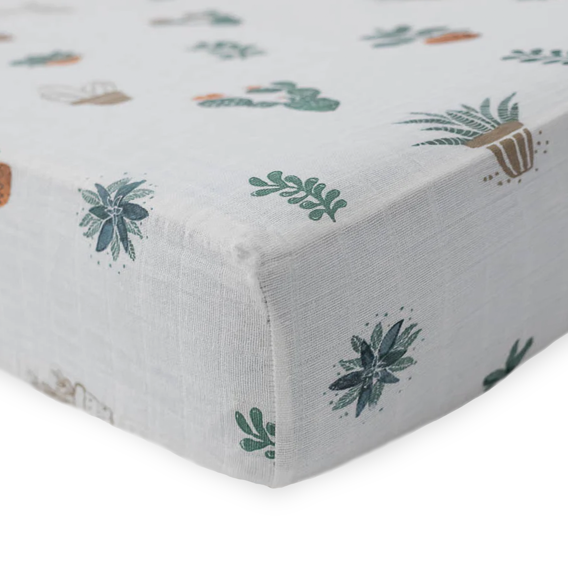 Cotton Muslin Crib Sheet - Prickle Pots