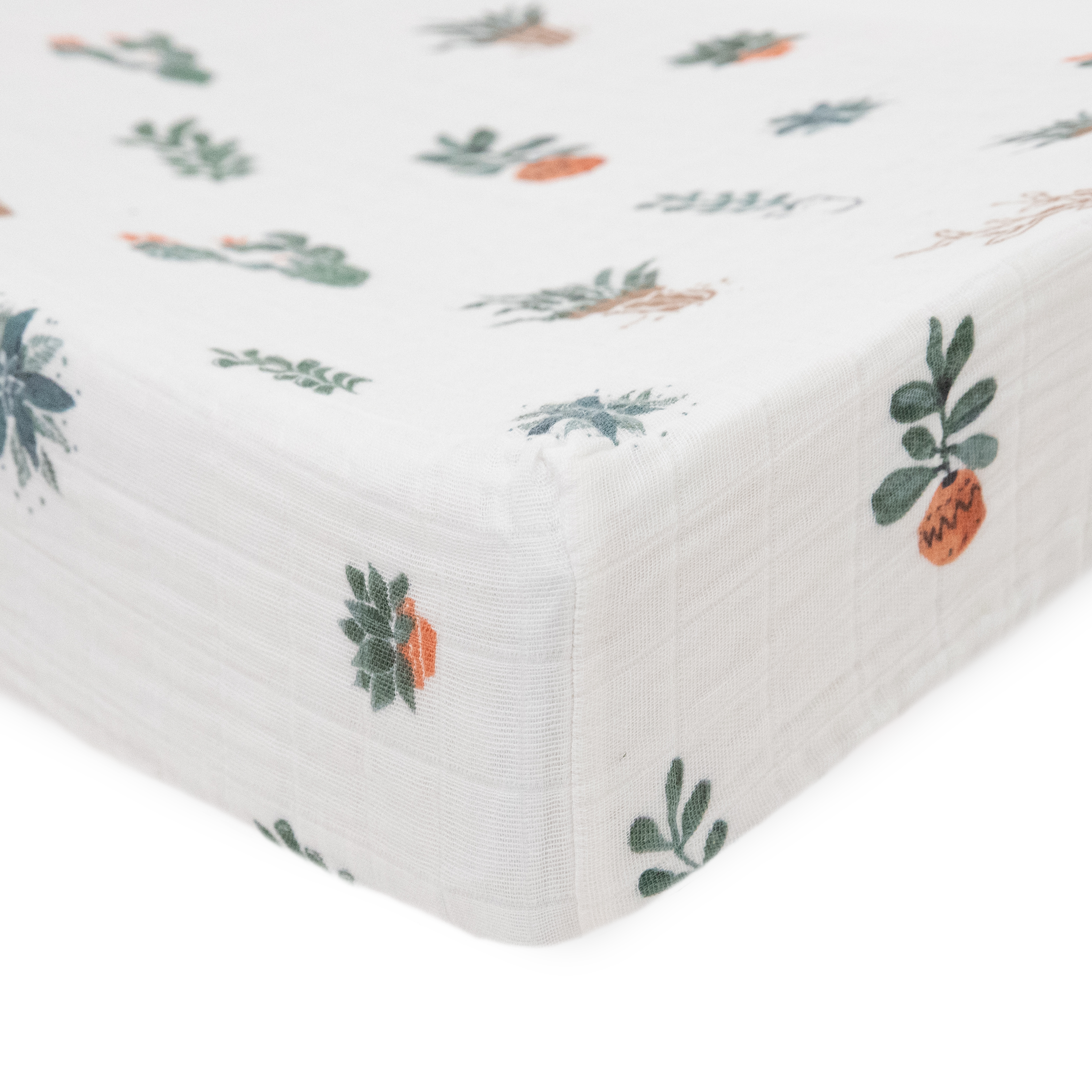 Cotton Muslin Changing Pad Cover - Prickle Pots