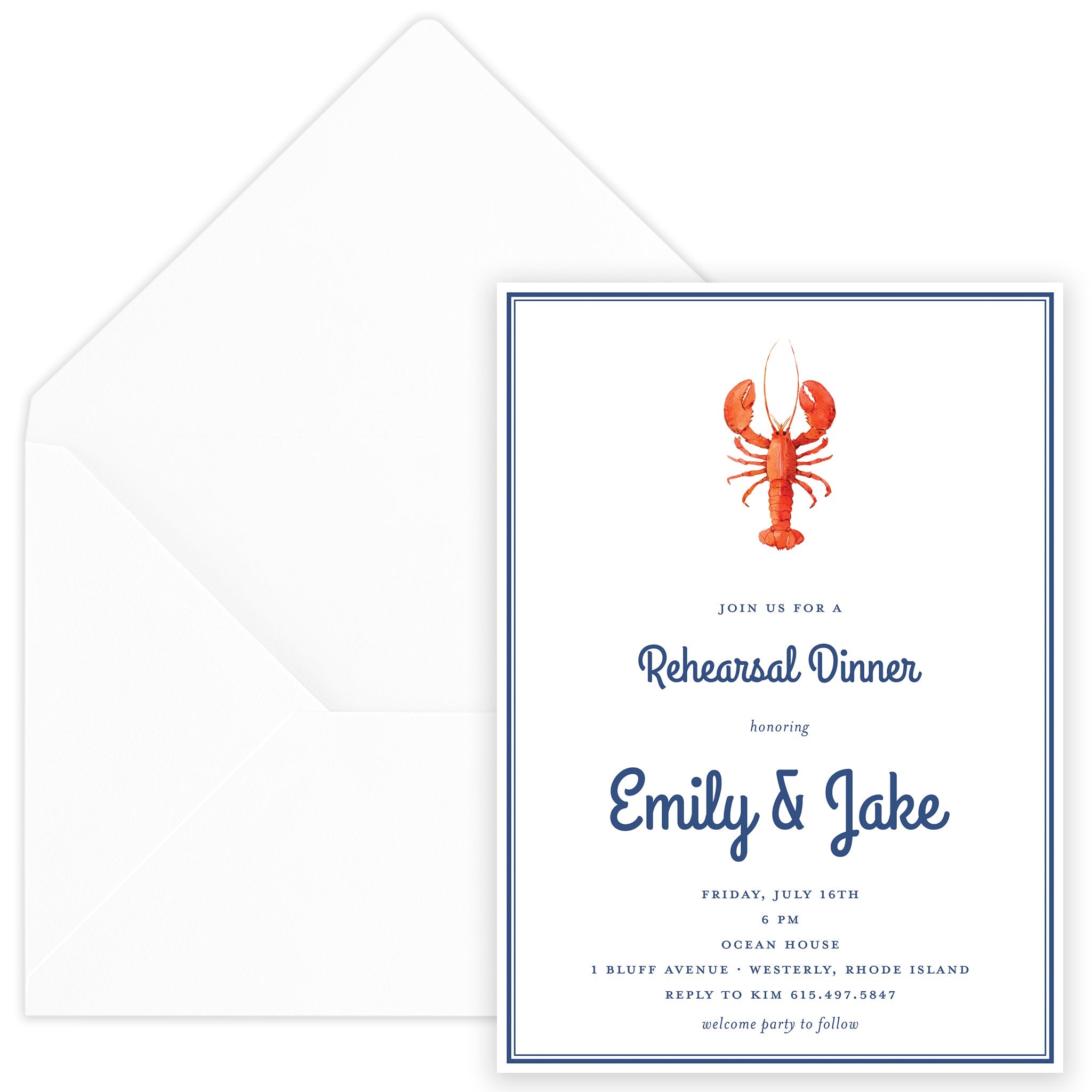 Lobster Boil Shower Invitation
