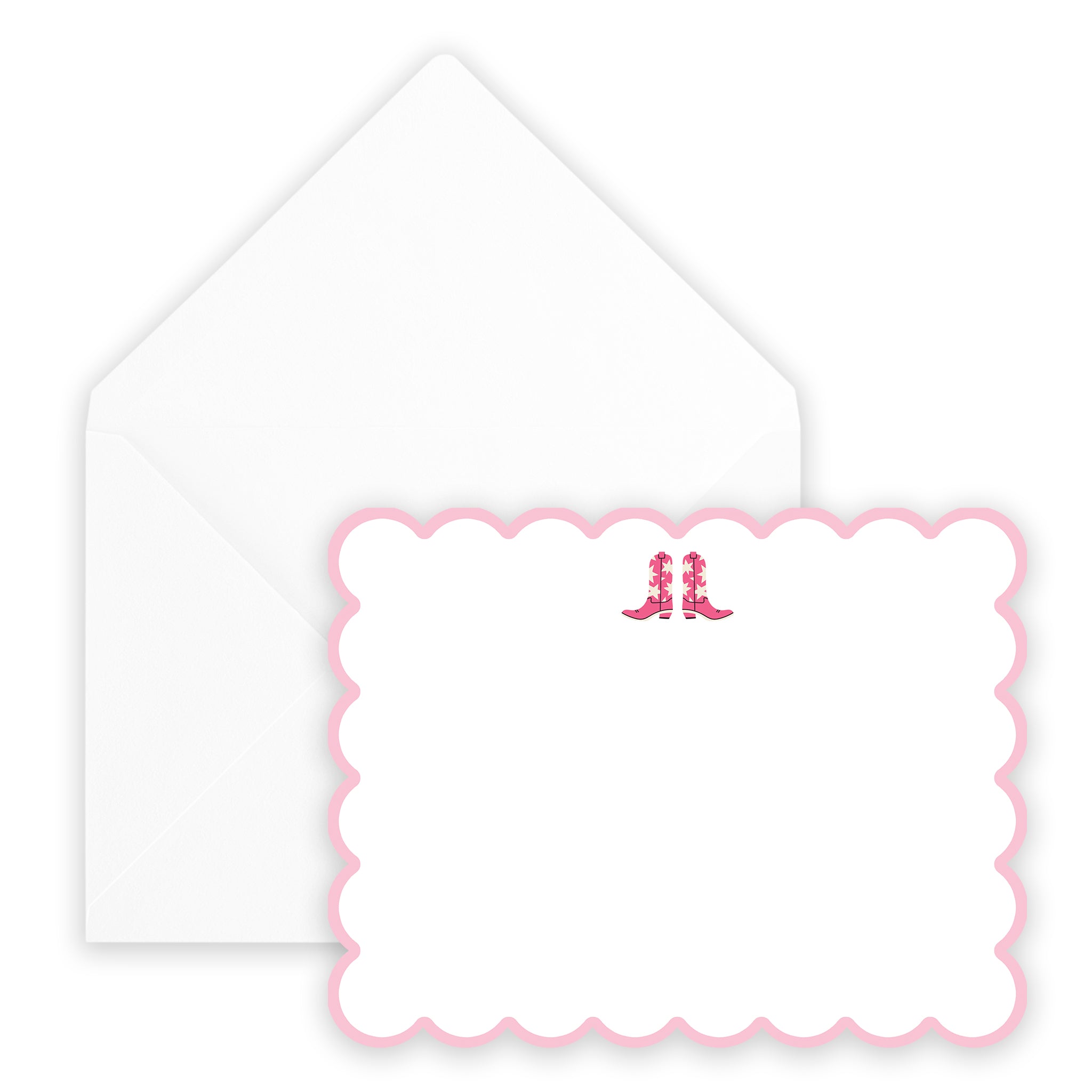 Cowgirl Boot Notecard