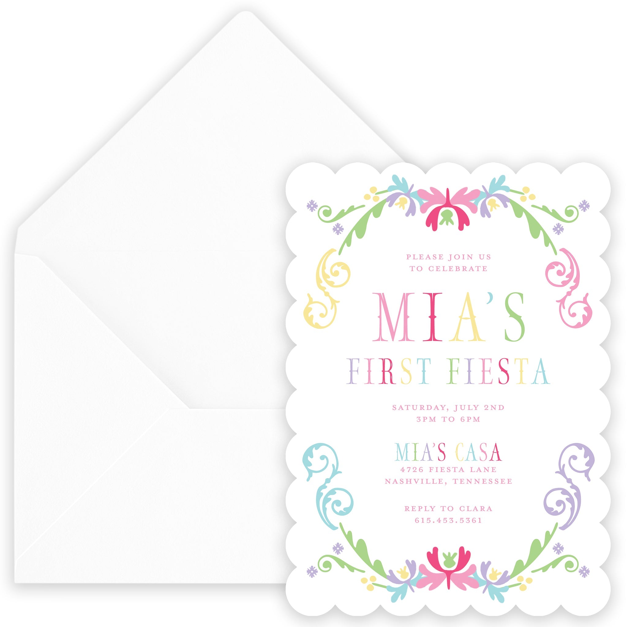 Fiesta Birthday Invitation