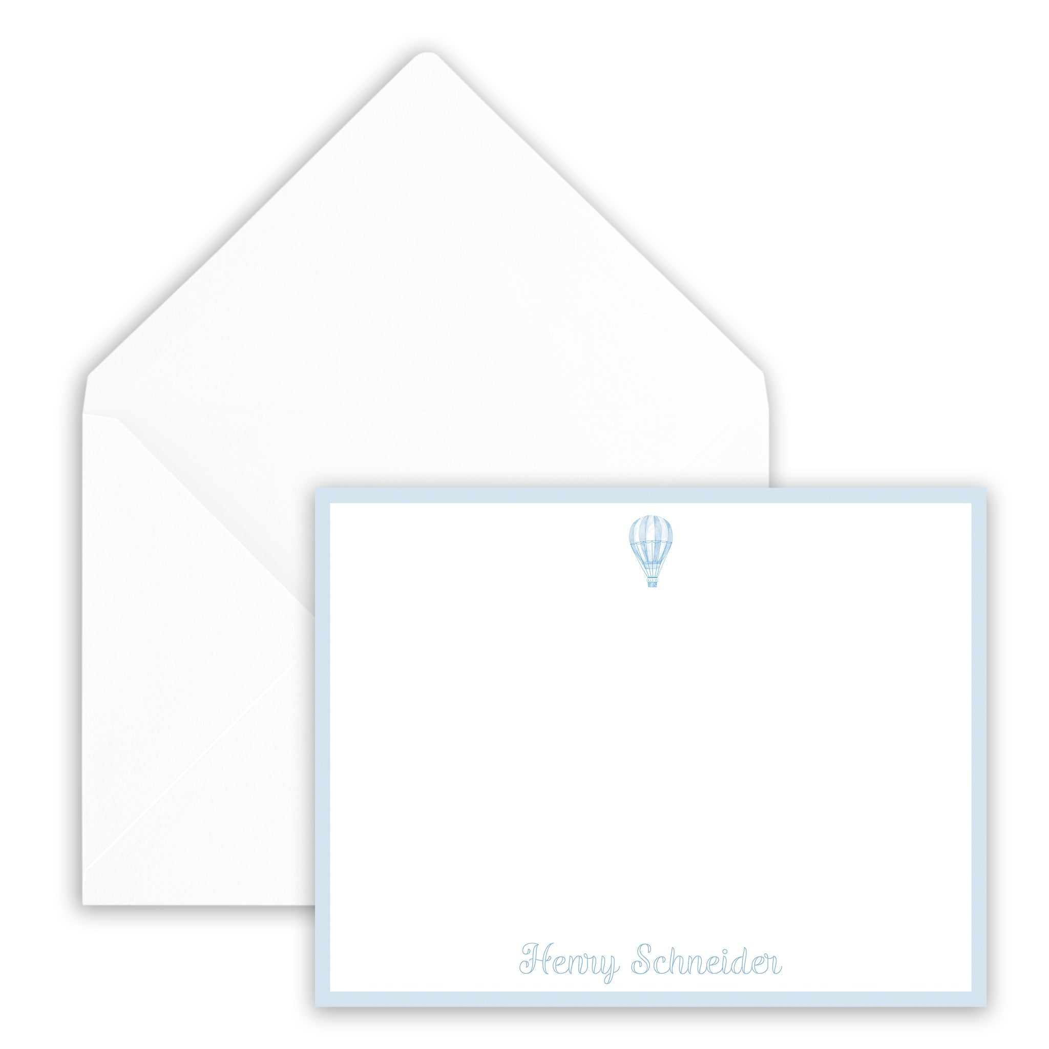 Hot Air Balloon Notecard
