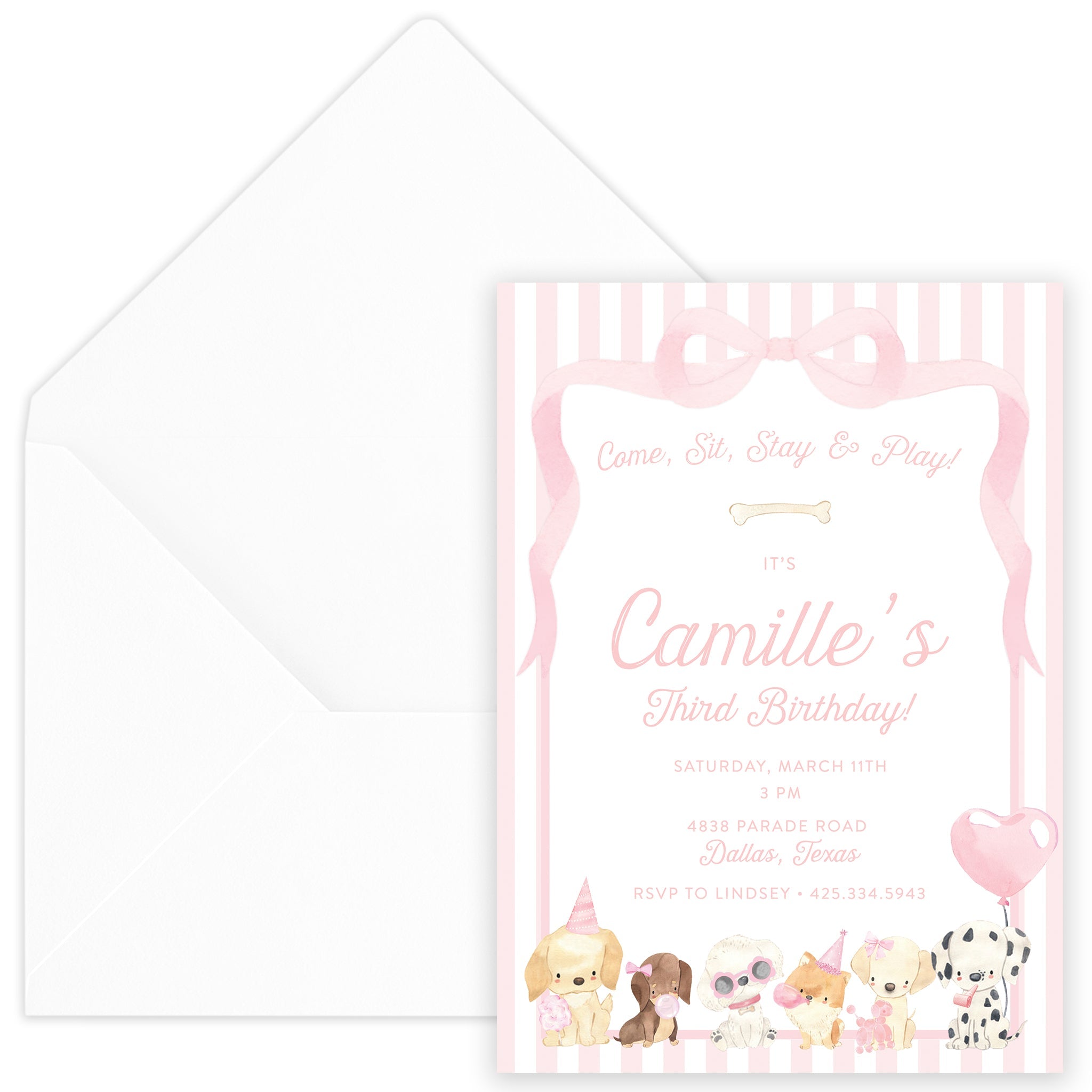 Puppy Party Invitation