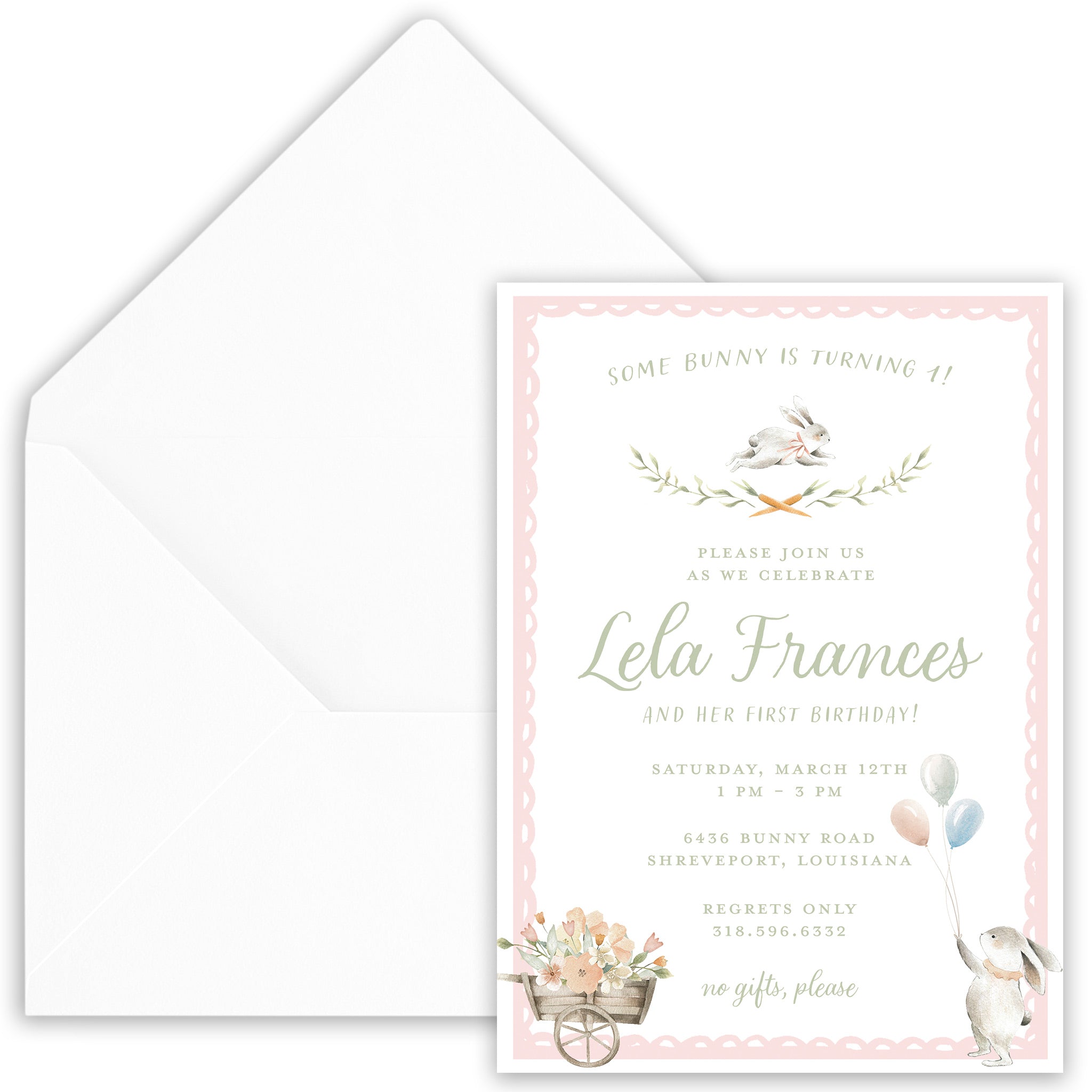 Some Bunny's Birthday Invitation