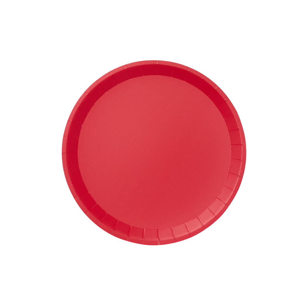 Red Classic Large Plates (10 Per Pack)