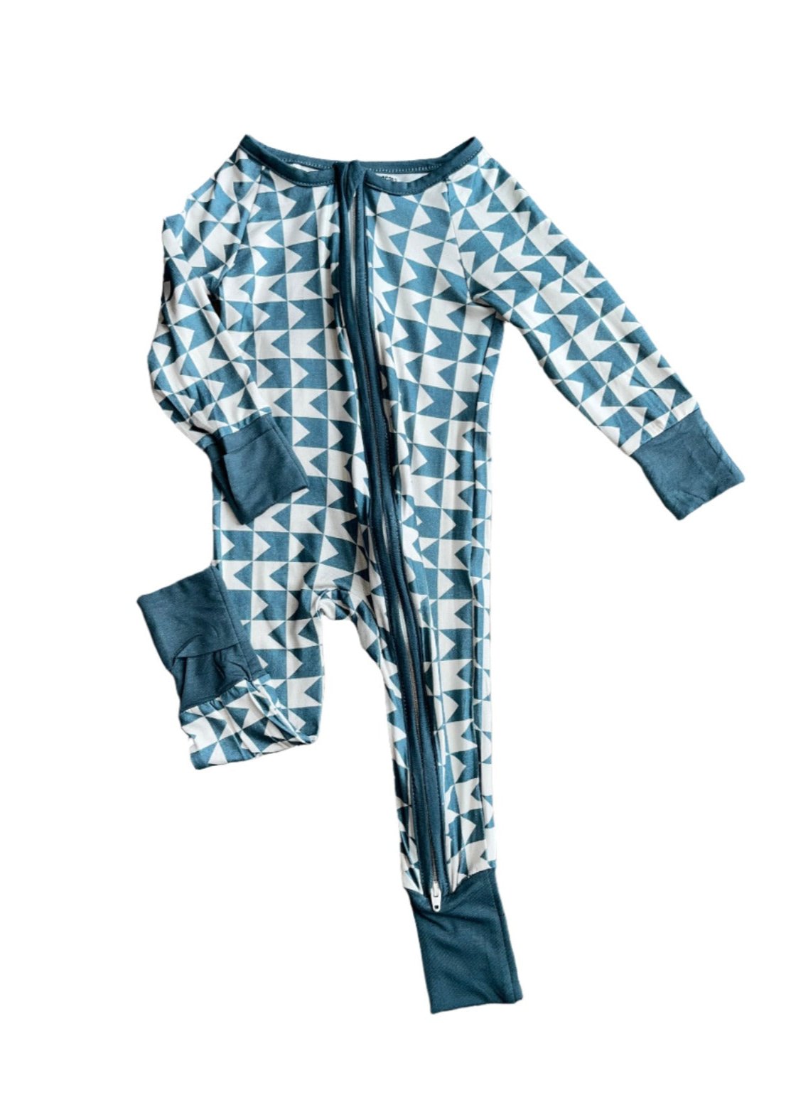 Geometric Bamboo Sleeper | Soft Baby Pajamas