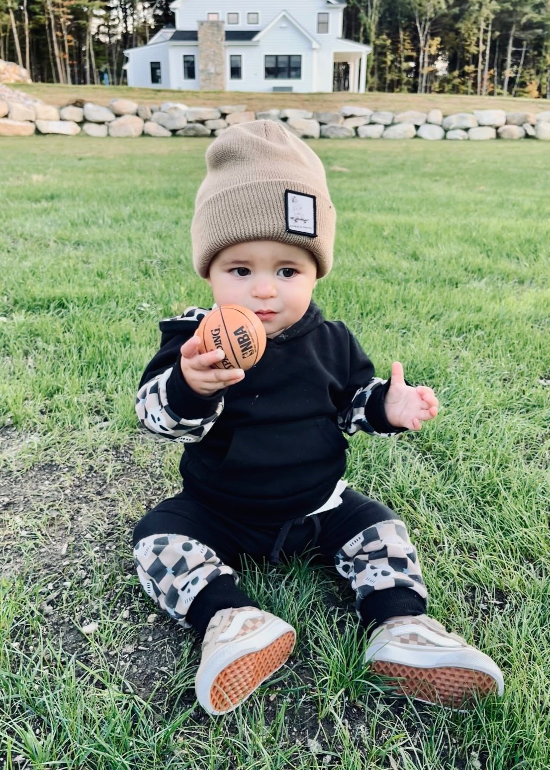 Toddler Halloween Jogger Set | Spooky Skulls