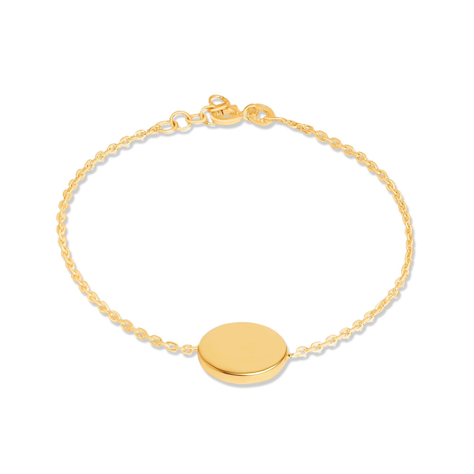 Mysha Personalized Eternal Initial Circle Bracelet