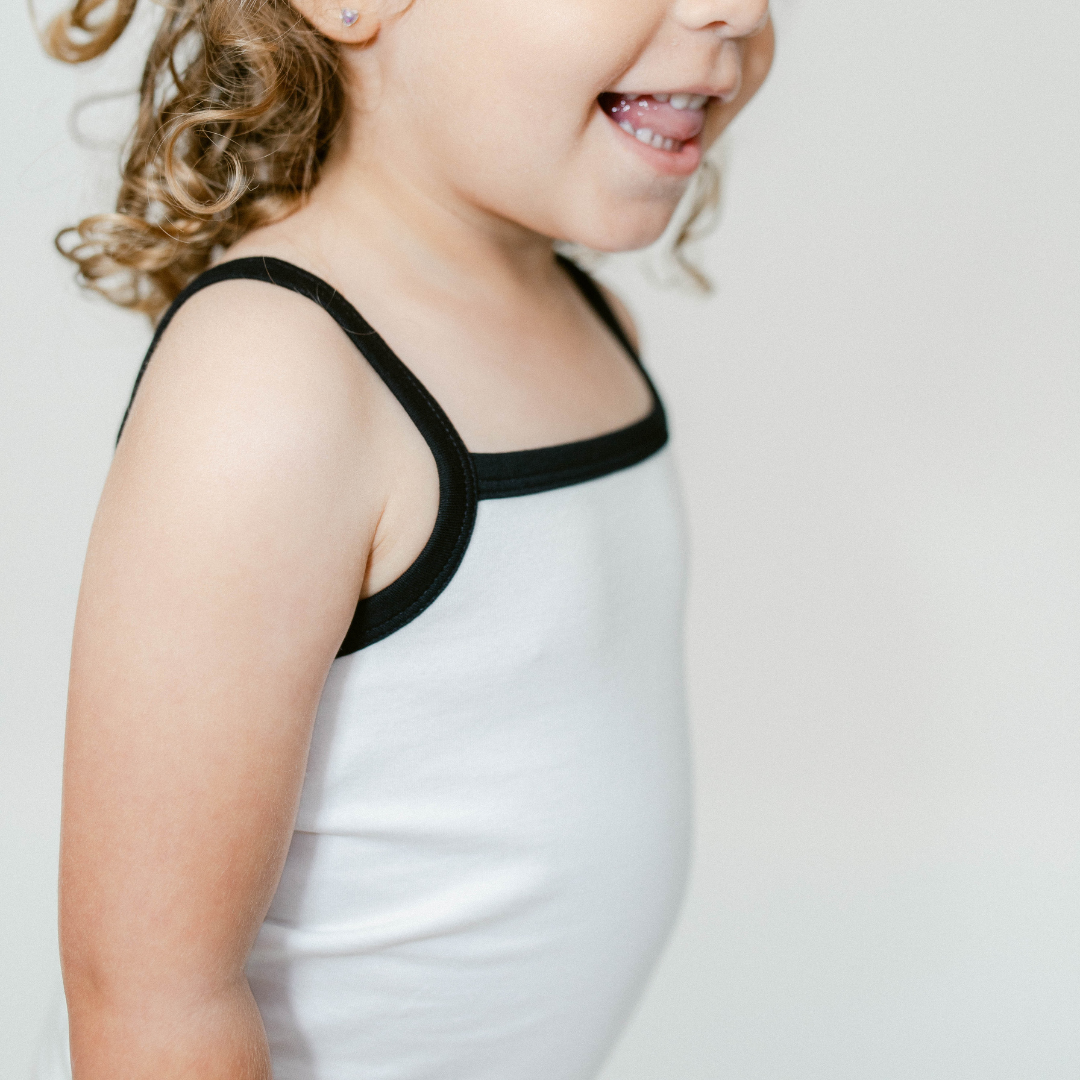 Strappy Tank In White