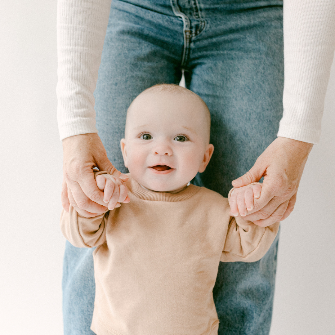 Leisure Sweat Set In Beige