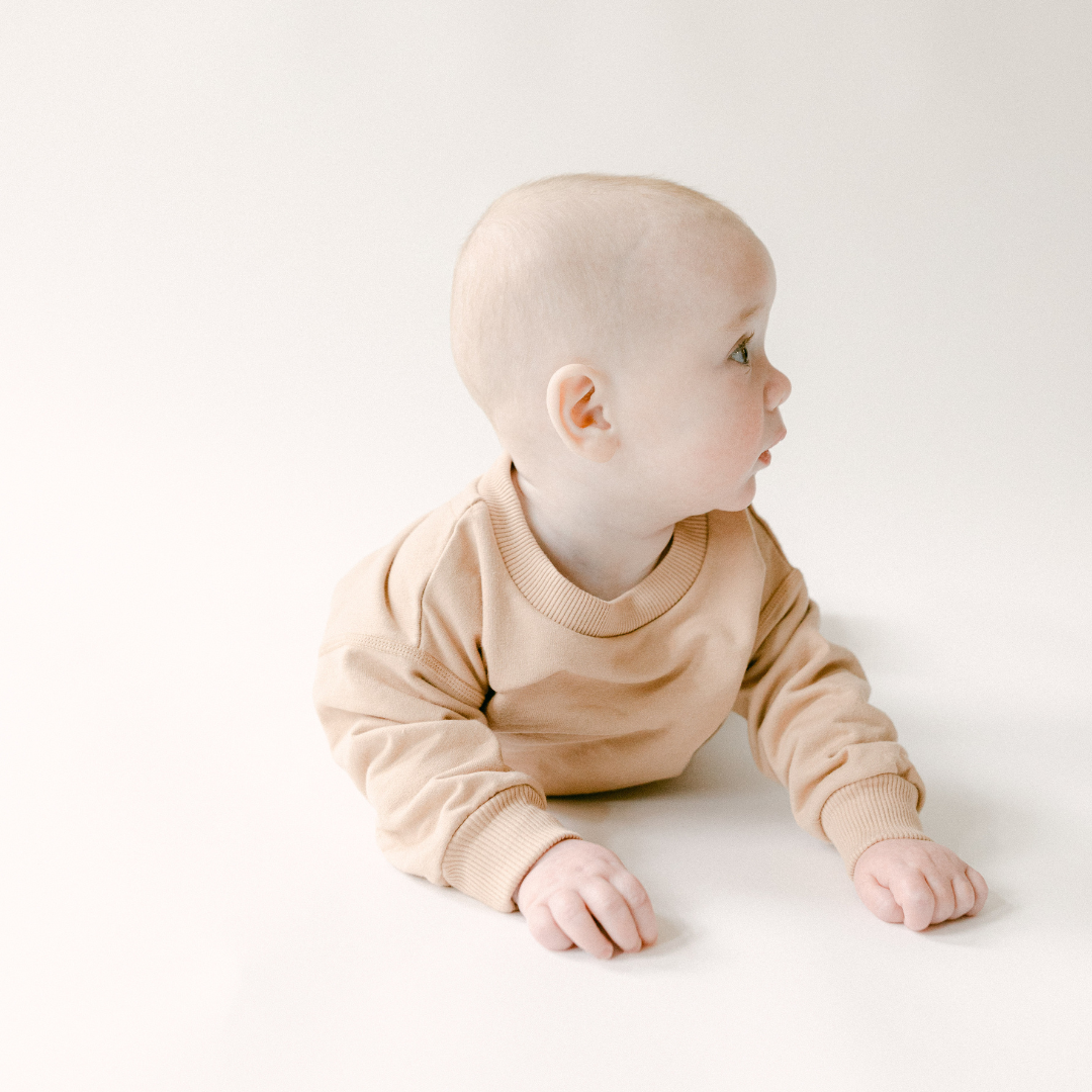 Leisure Sweat Set In Beige