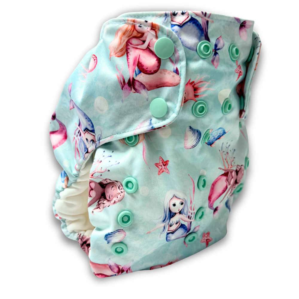 Dream Diaper 3.0 Natural Fiber Pocket Diaper - Mermazing