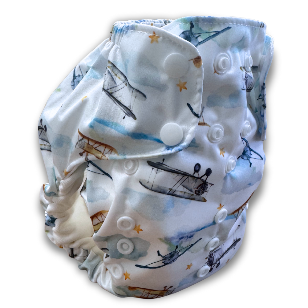 Dream Diaper 3.0 Natural Fiber Pocket Diaper - First Flight