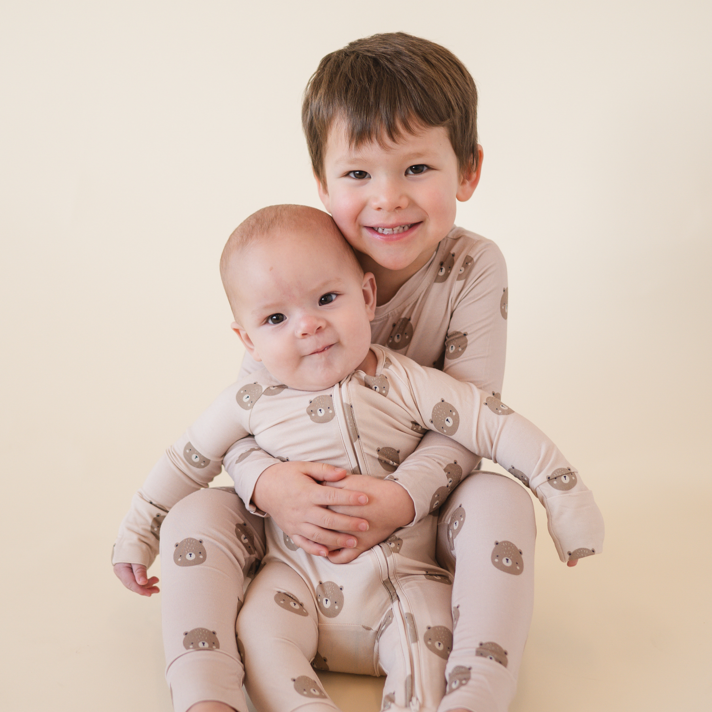 Teddy Bear Bamboo 2-way Convertible Zip Romper
