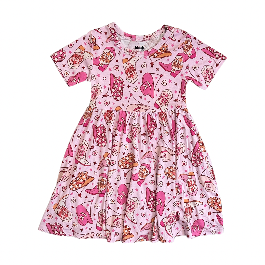 Yee Haw (pink) - Dress
