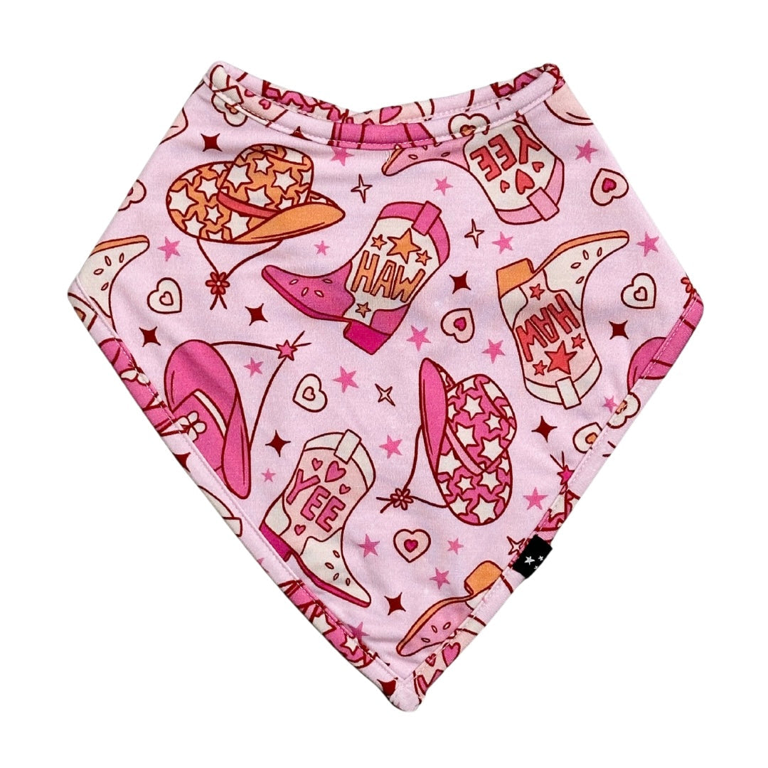 Yee Haw (pink) - Bib