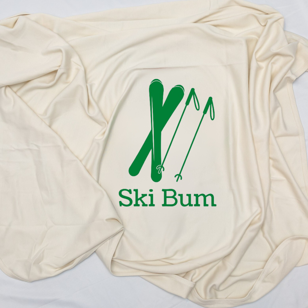 Ski Bum Baby Blanket