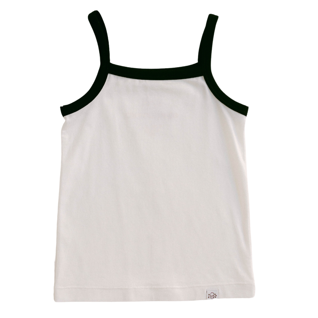 Strappy Tank In White