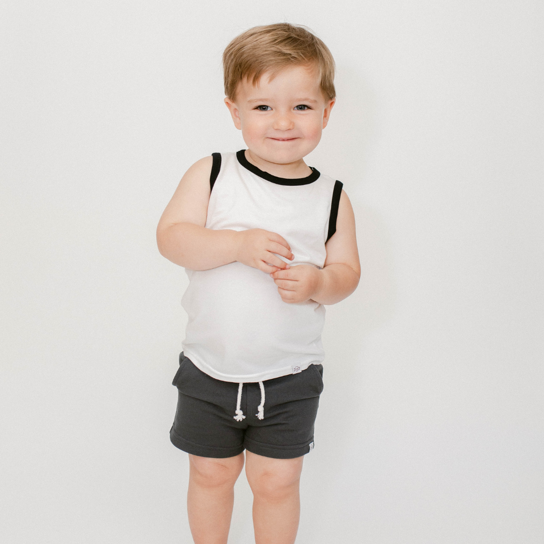 Muscle Tank Top In White