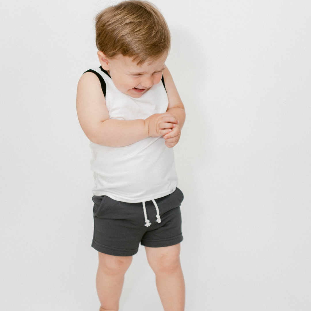Muscle Tank Top In White