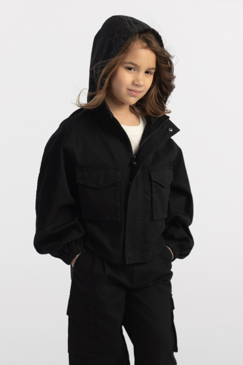 Organic Cotton Boxy Cargo Jacket
