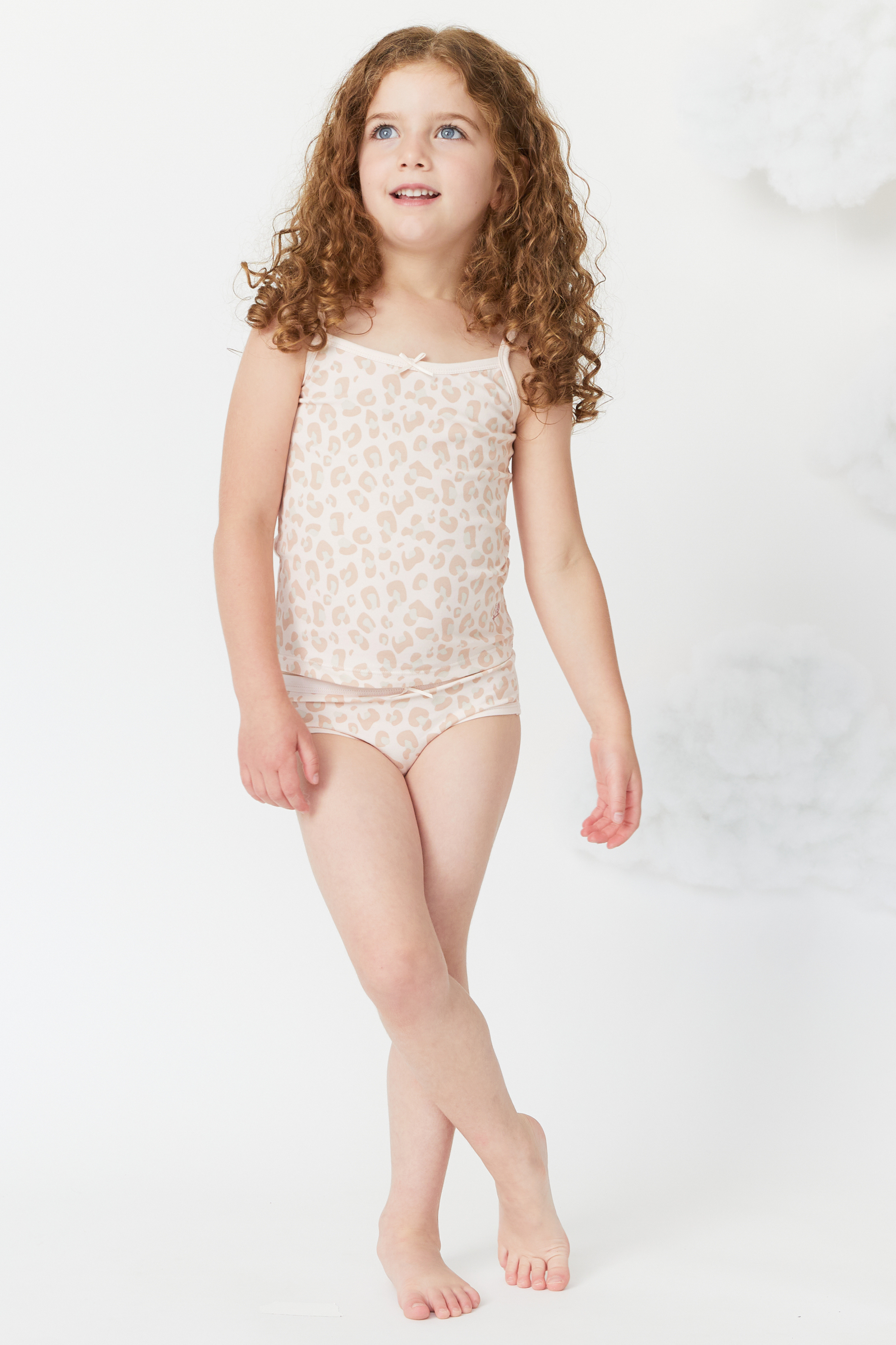 Feathers Girls And Toddler Undershirts - Kids Camisoles - Super Soft Cotton
