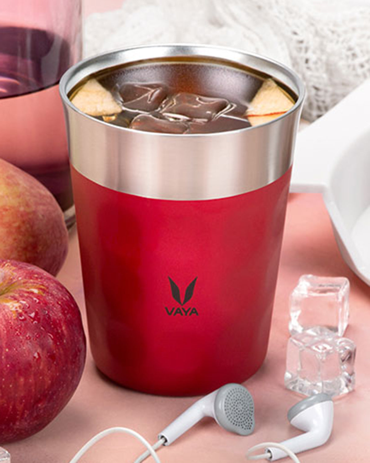 Vaya Pop Cup - 8.5 Fl.oz - Scarlet Sun