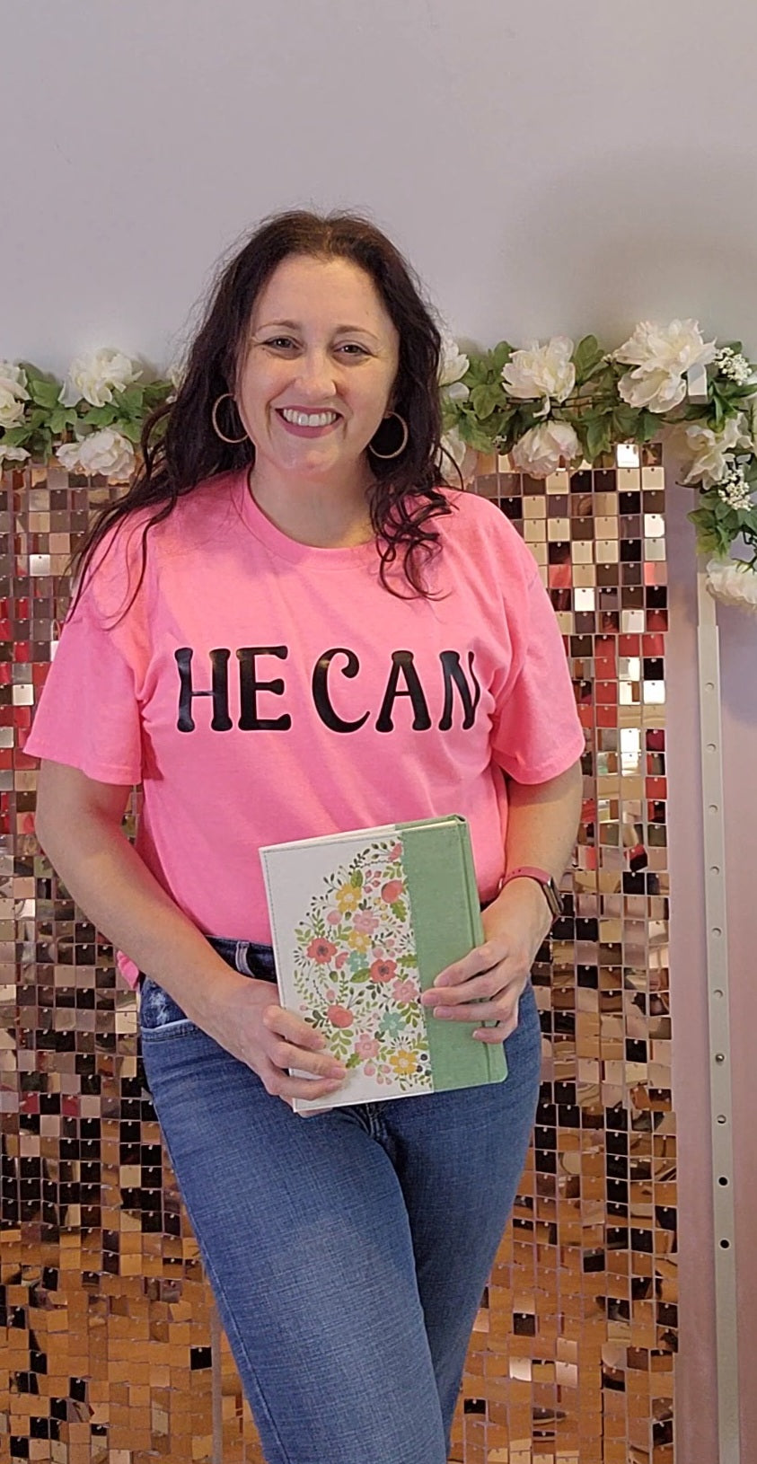 Pre-order- He Can- Big Letter- Handmade