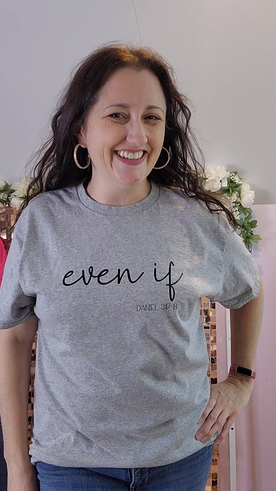 Pre-order- Even If- Handwritting Tee- Handmade