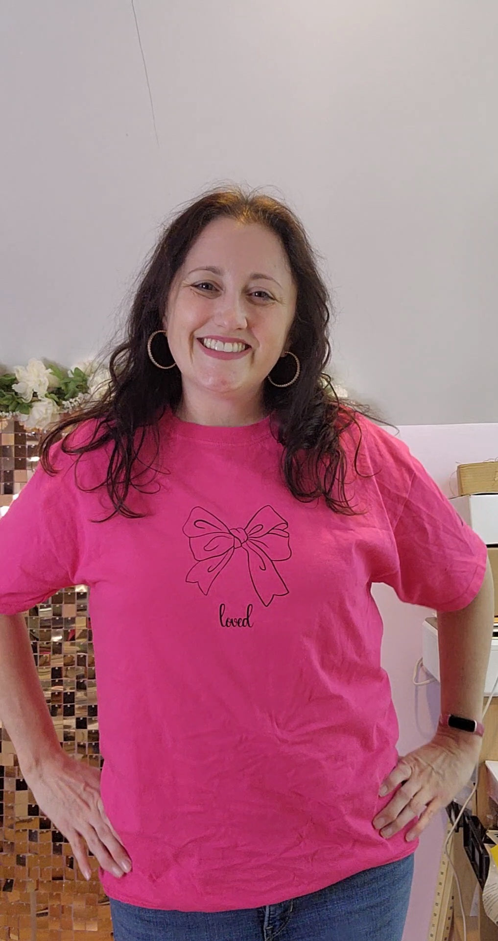 Pre-order- Loved- John 3:16 Bow- Handmade