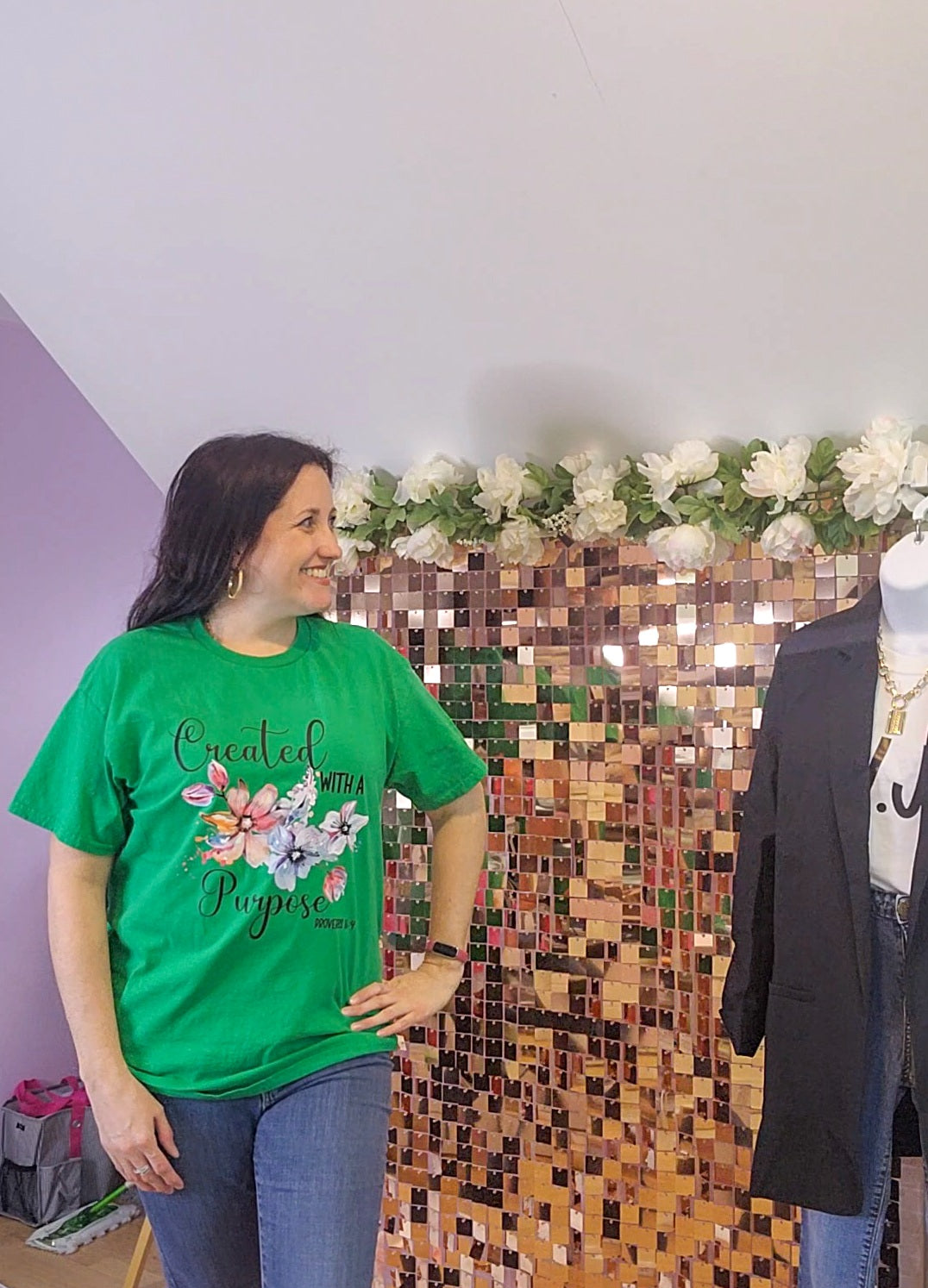 Created With A Purpose- Graphic Tee