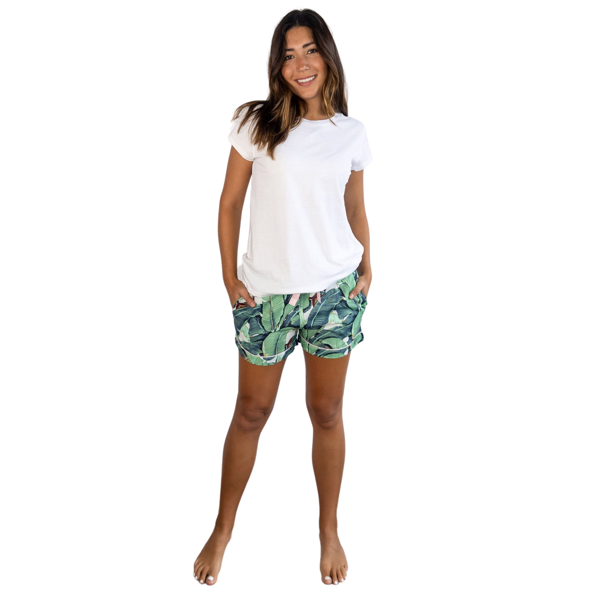 Women's Martinique® Banana Leaf Boxer Shorts