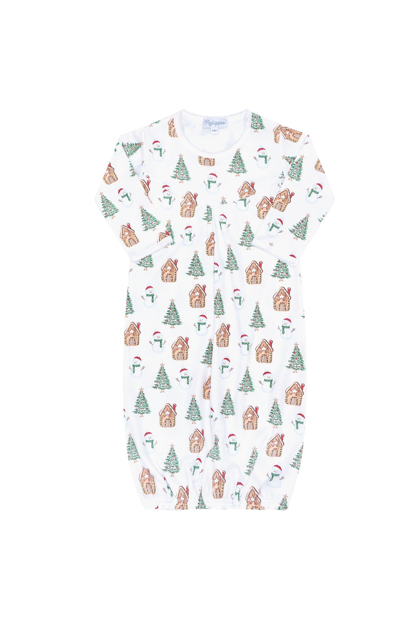 Wonderland Christmas Print gown